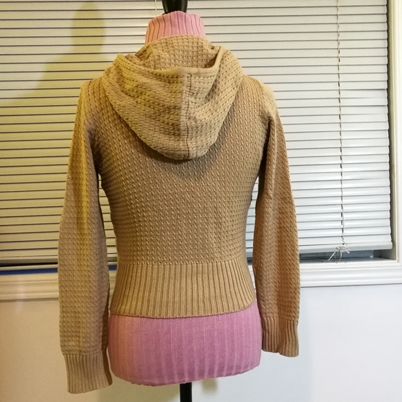 S JESSICA SPORT Tan Sweater Jacket - Picture 2 of 5